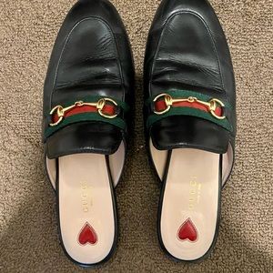 Gucci mules.